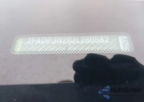 2018 Ford Focus Titanium from USA, damaged, VIN 1FADP3N20JL280582